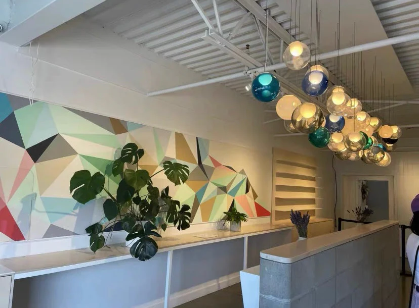 Post Modern Gradient Colorful Ball Pendant Chandelier - Image 6