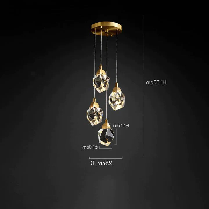 Prism Crystal Multi-Lights Pendant - Image 5