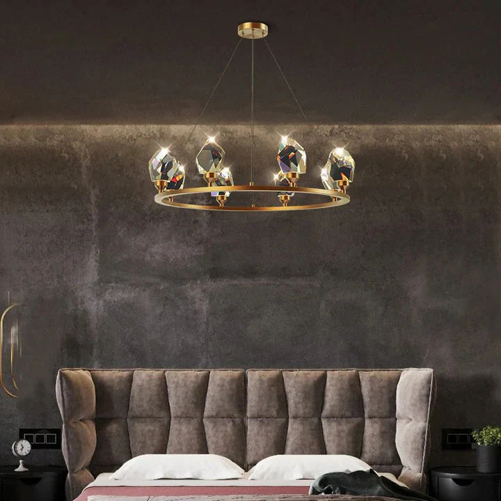 Prism Crystal Round Chandelier - Image 3