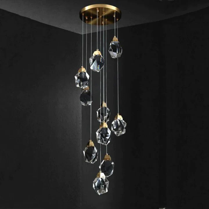 Prism Crystal Staircase Chandelier - Image 11