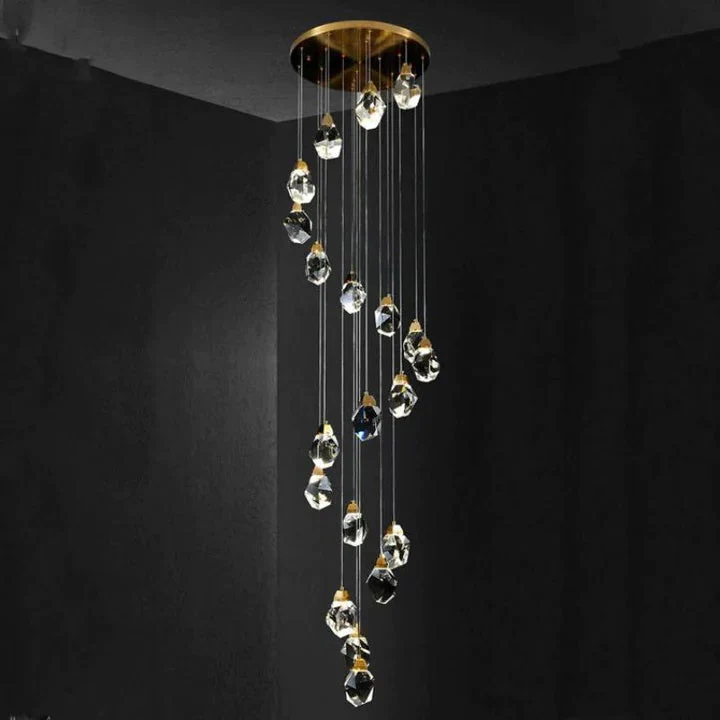 Prism Crystal Staircase Chandelier - Image 3