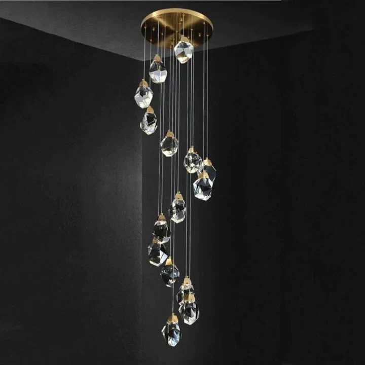 Prism Crystal Staircase Chandelier - Image 6