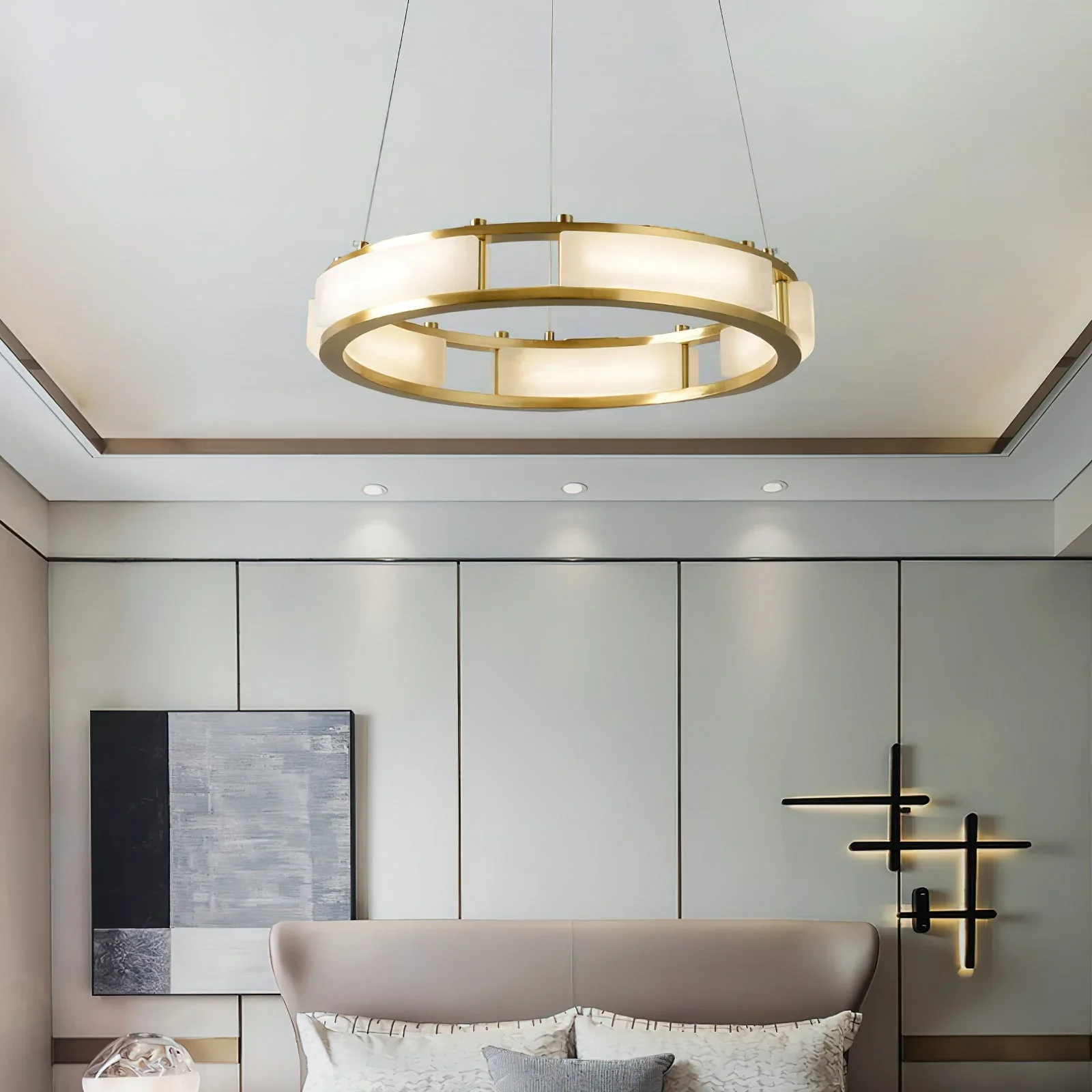 Qatar Alabaster Chandelier - Image 3