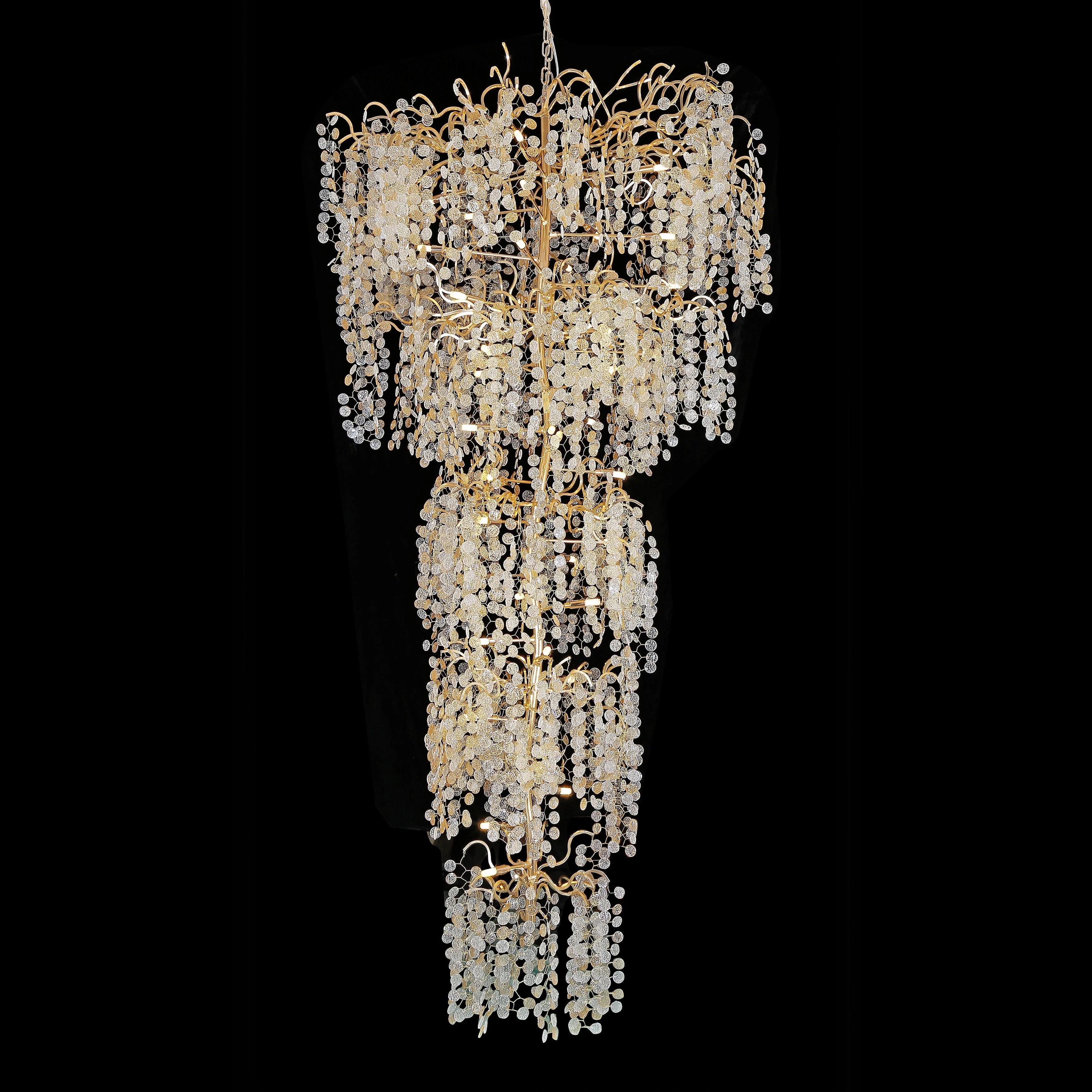 Ferja Quatre Branching Penny Foyer Chandelier - Image 5