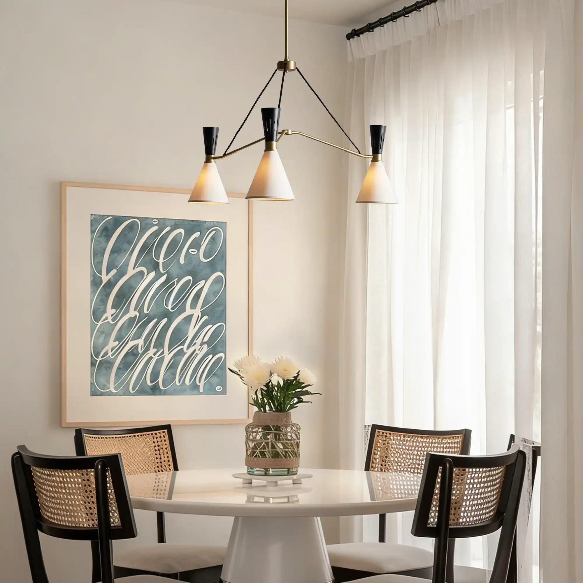 Ramsey 3-Light Round Chandelier - Image 4