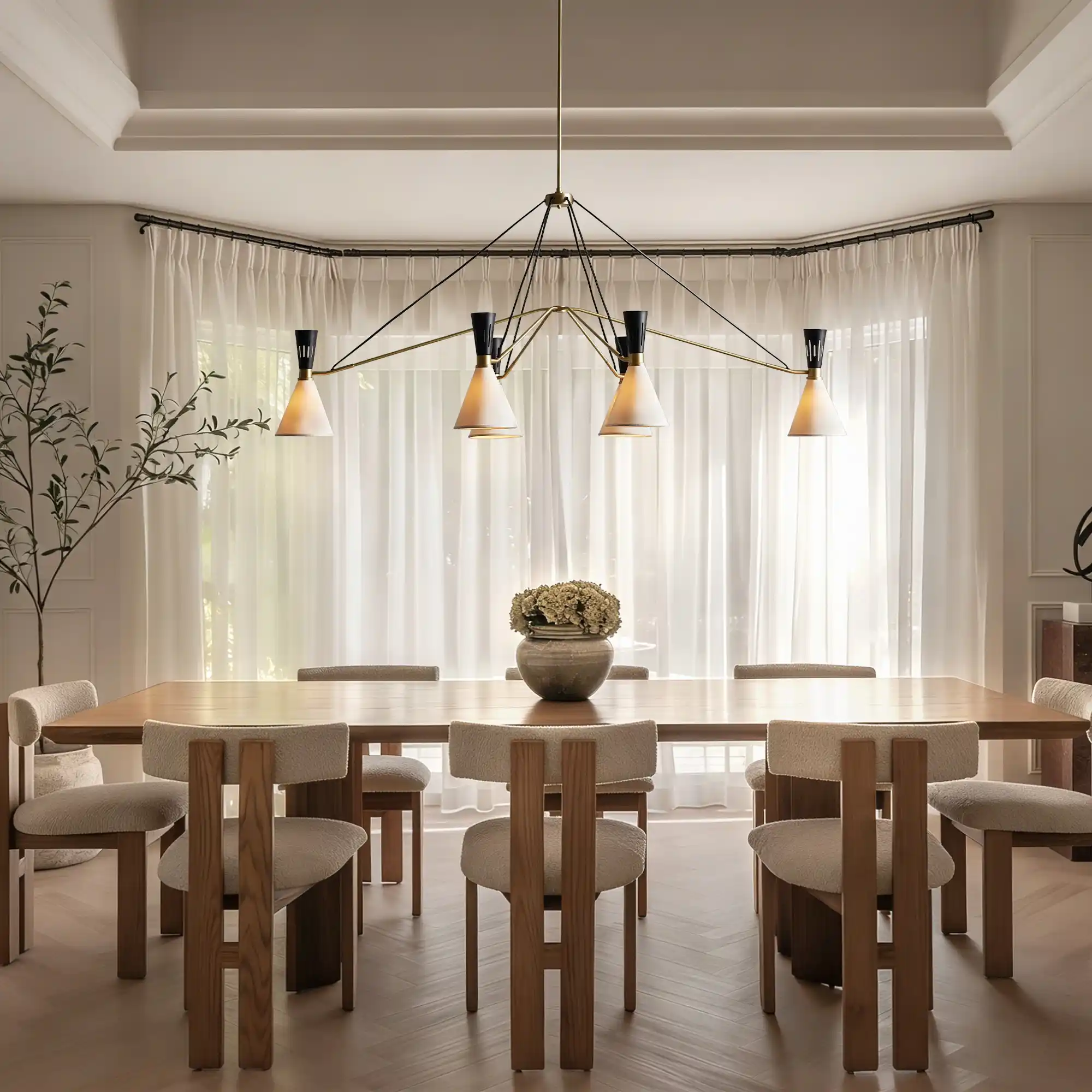 Ramsey 6-Light Linear Chandelier - Image 4