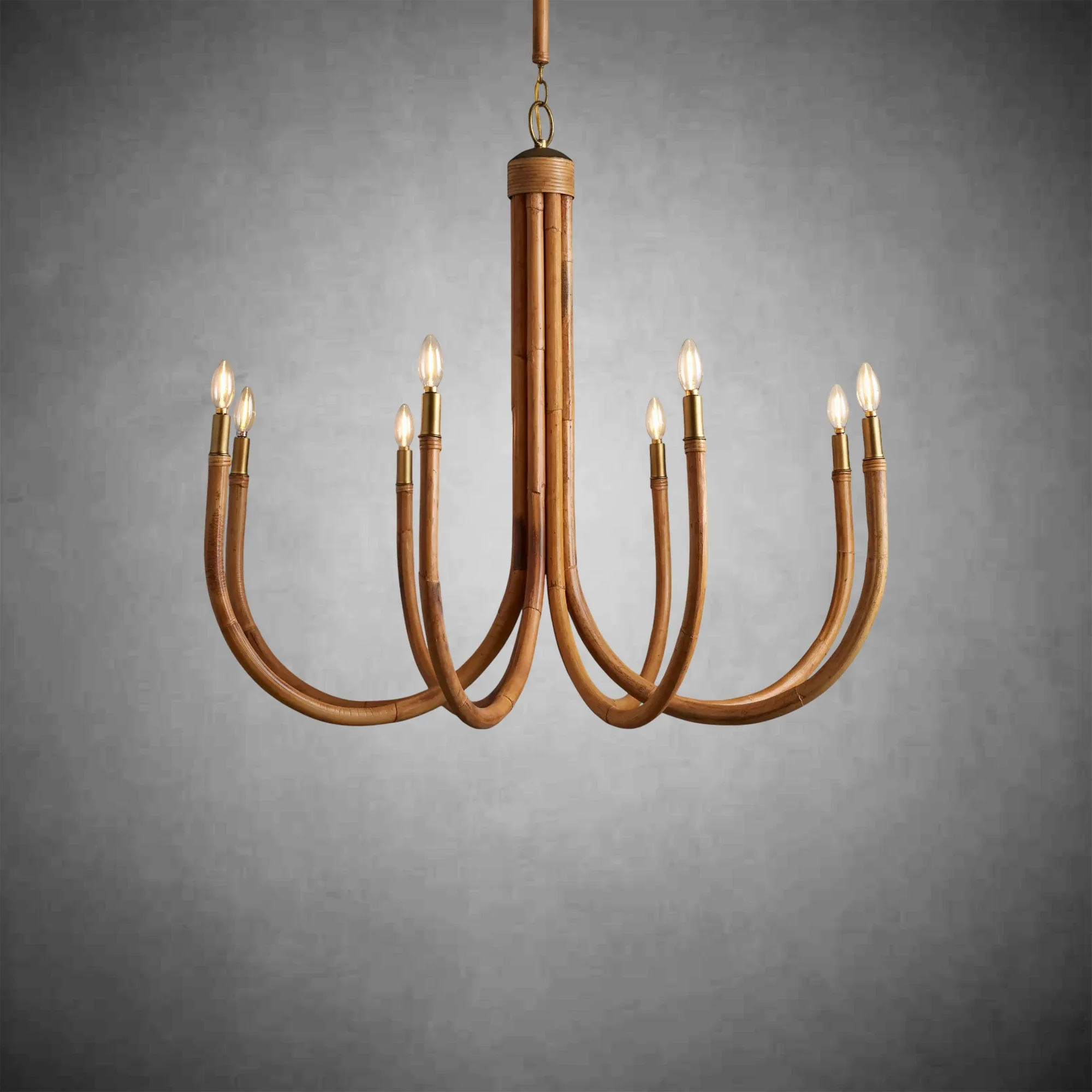 Ravda Round Chandelier with Antique Brass - Image 2