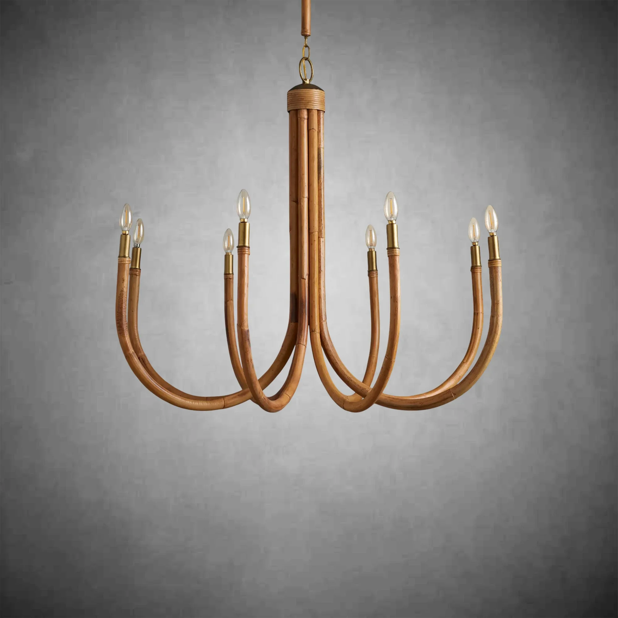 Ravda Round Chandelier with Antique Brass - Image 3