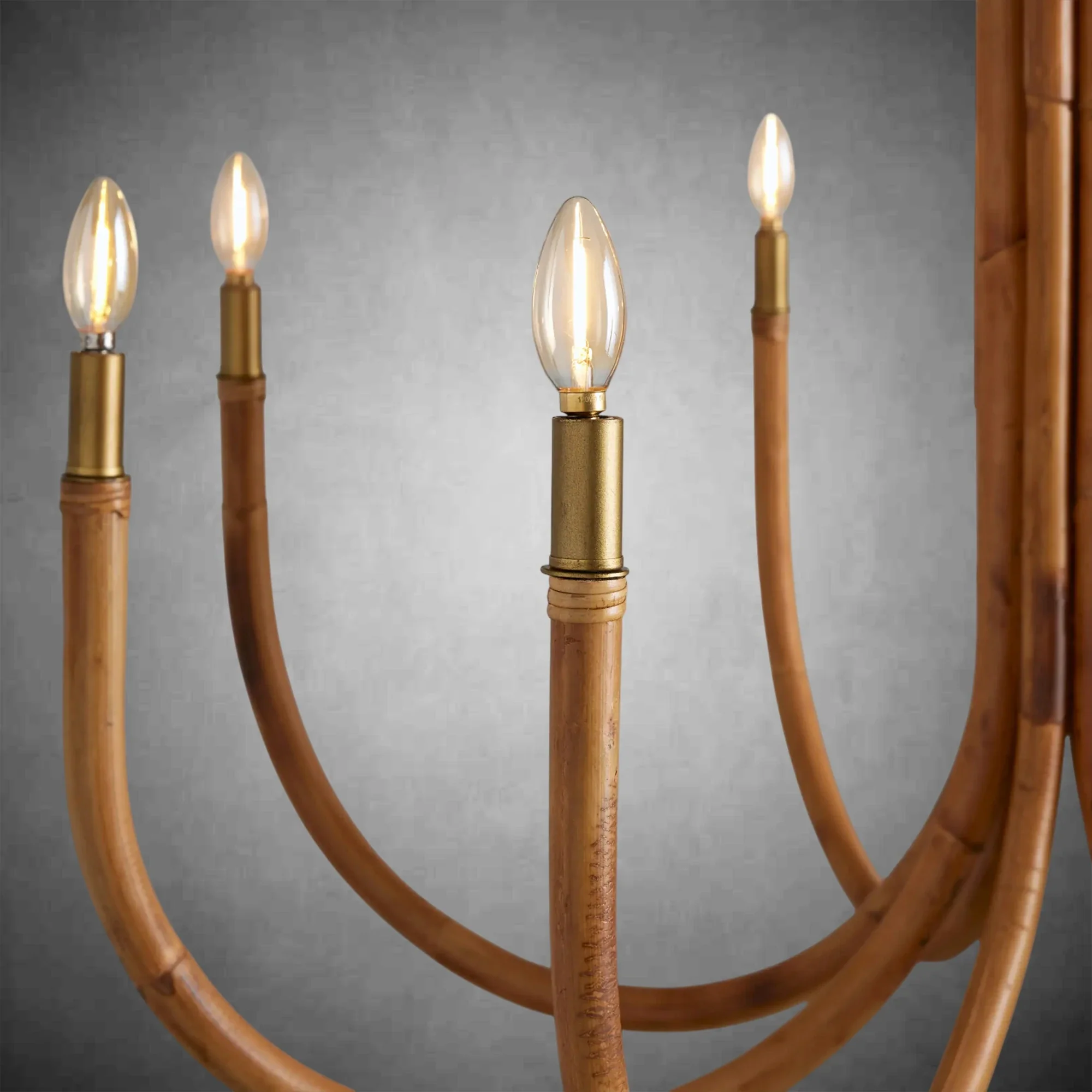 Ravda Round Chandelier with Antique Brass - Image 4
