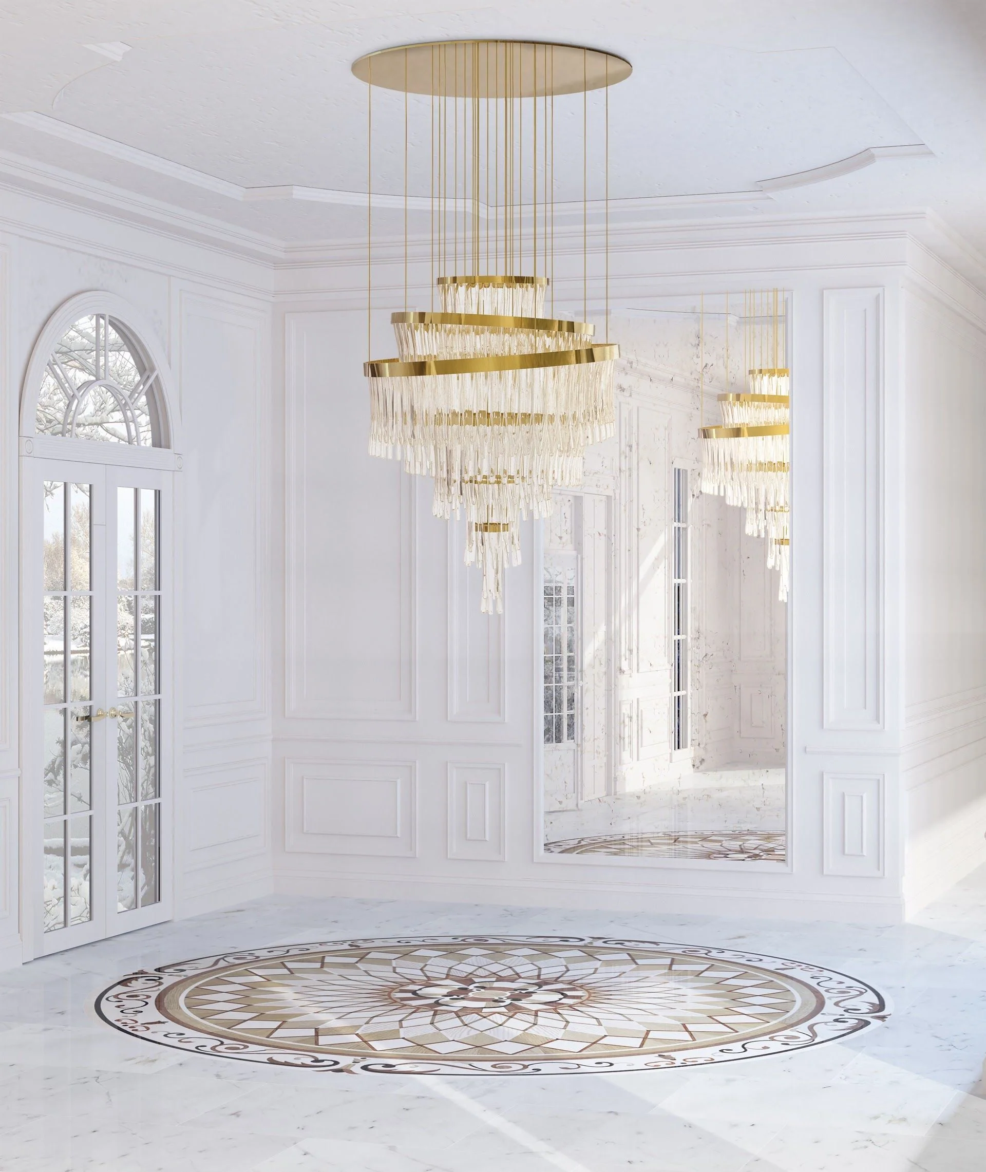 Rhiannon 50 Light Crystal Modern Chandelier - Image 3
