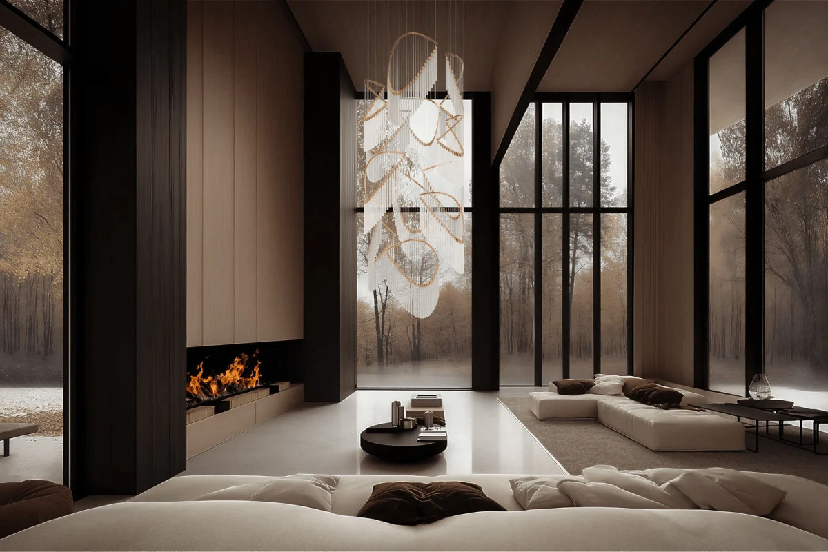 Rivella Cascade Fringe Crystal Chandelier - Image 15
