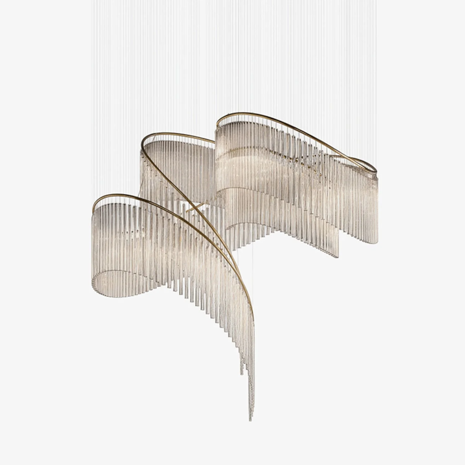 Rivella Cascade Fringe Crystal Chandelier - Image 34
