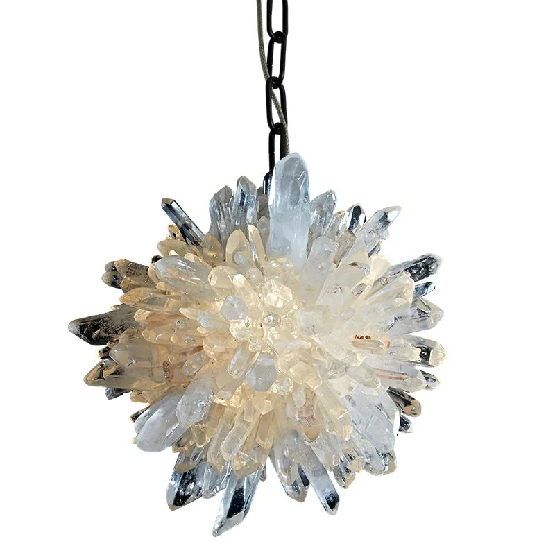 Rose Rock Crystal Creative Pendant Island Chandelier - Image 3