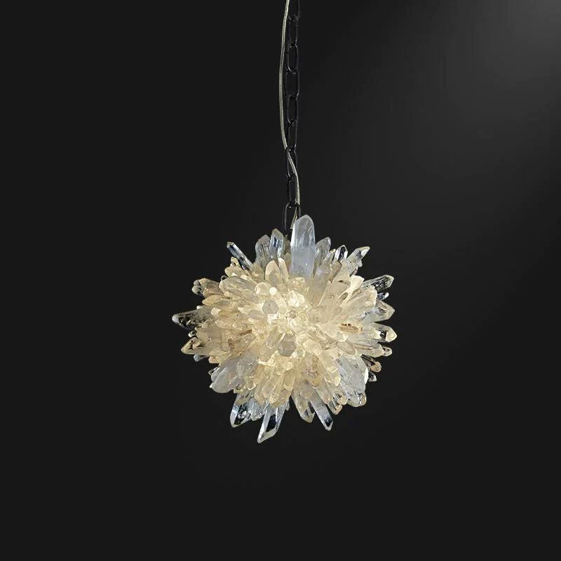 Rose Rock Crystal Creative Pendant Island Chandelier - Image 4