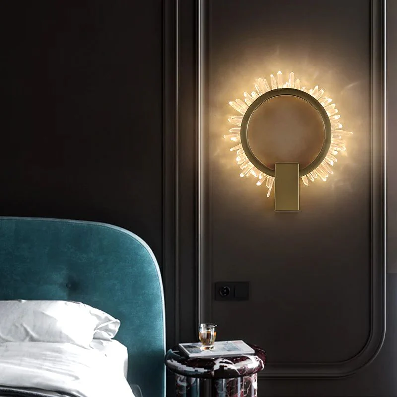 Rose Rock Crystal Ring-wall-sconce-modern-wall-fixture - Image 3
