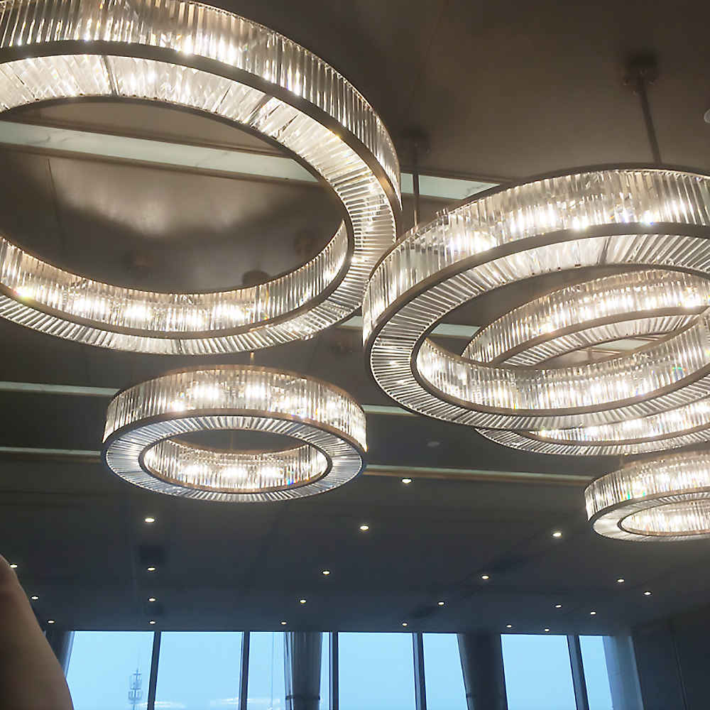Round ceiling crystal chandelier - Image 2