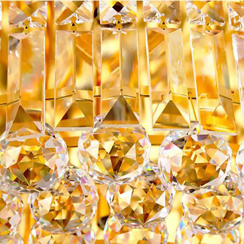 Round crystal chandelier for entrance - Image 2