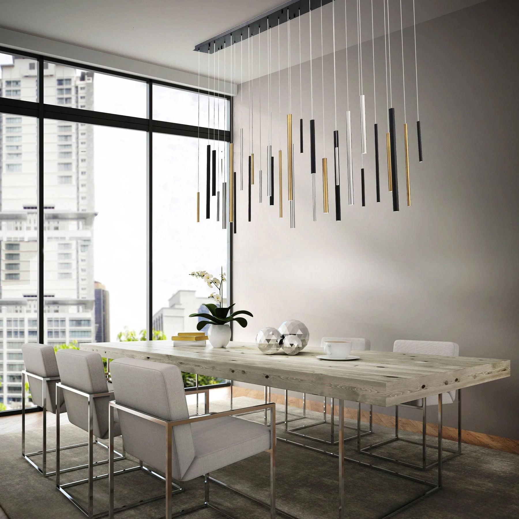 Santana Linear Multi Light Pendant - Image 16