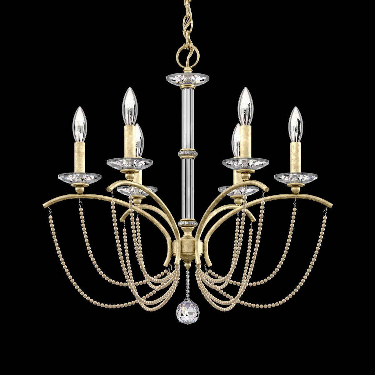 Priscilla Crystal Candlestick Chandelier 23" - Image 10