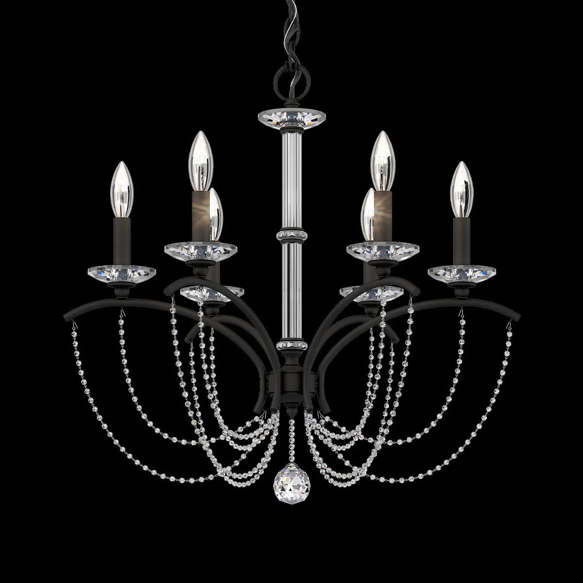 Priscilla Crystal Candlestick Chandelier 23" - Image 17