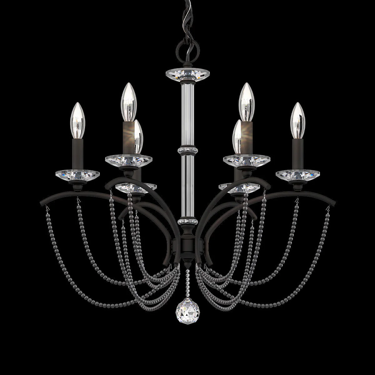 Priscilla Crystal Candlestick Chandelier 23" - Image 19