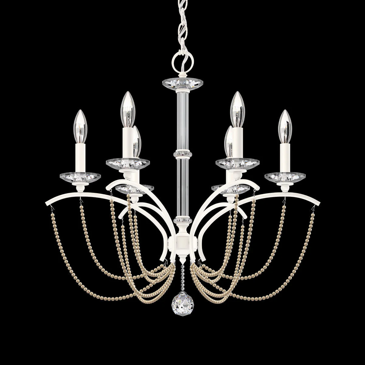 Priscilla Crystal Candlestick Chandelier 23" - Image 2