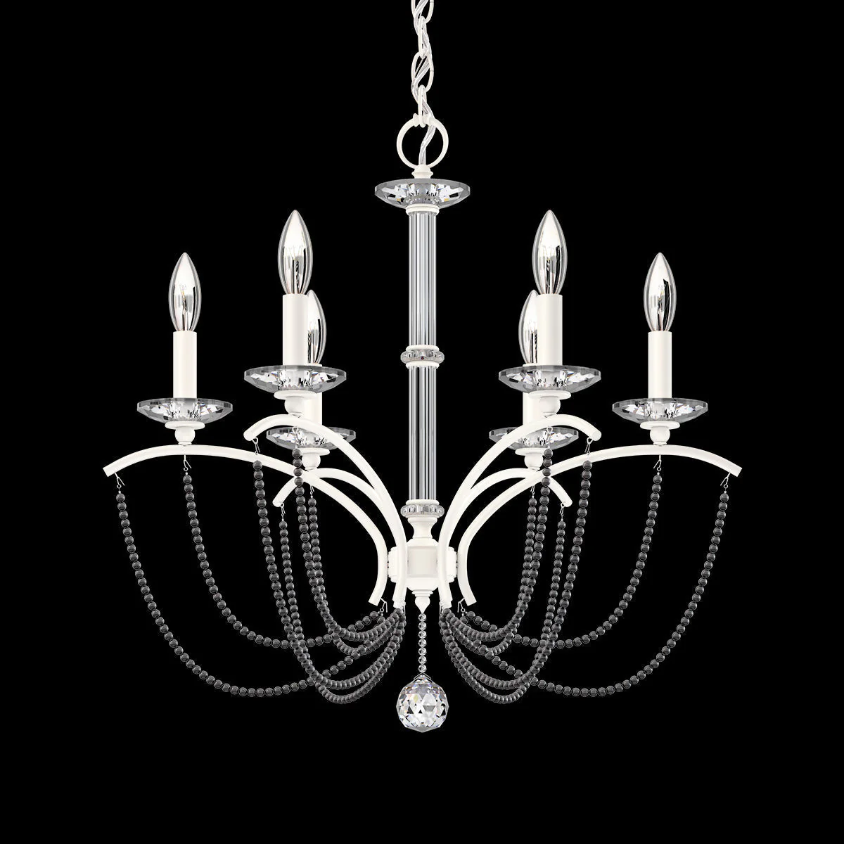 Priscilla Crystal Candlestick Chandelier 23" - Image 3