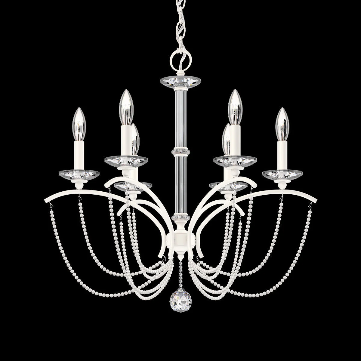Priscilla Crystal Candlestick Chandelier 23" - Image 4