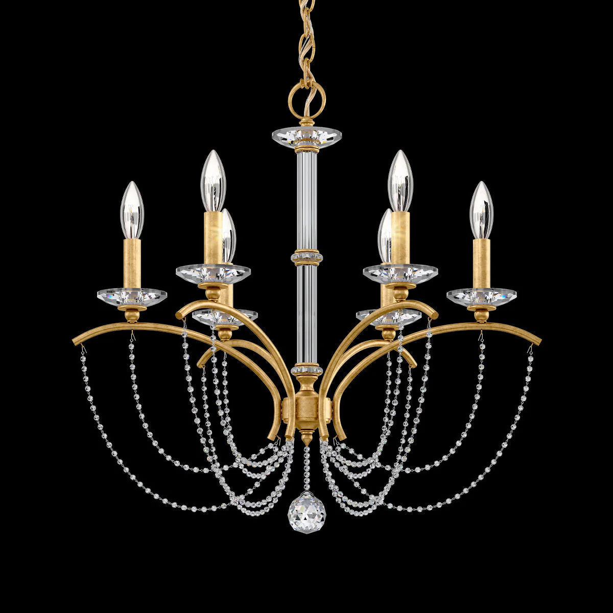 Priscilla Crystal Candlestick Chandelier 23" - Image 5