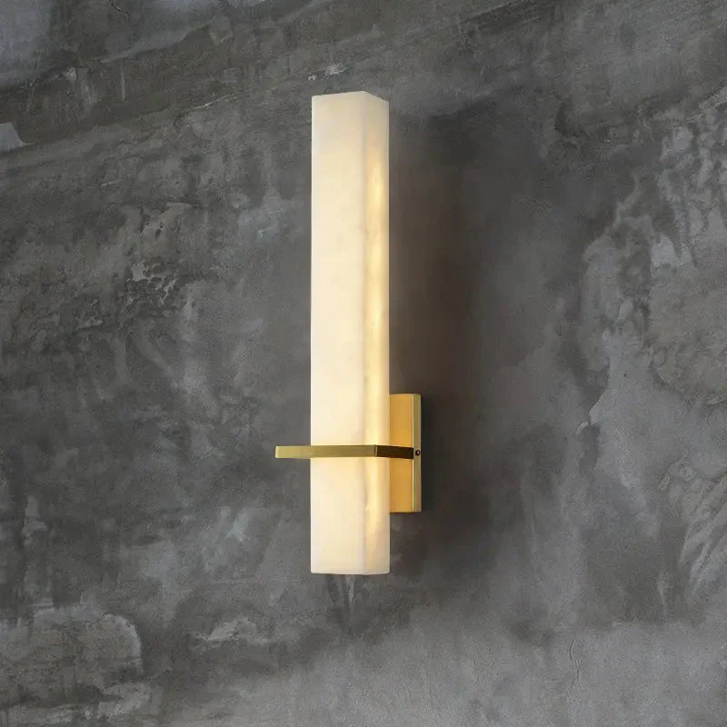 Selene Alabaster Bedroom Wall Sconces Light Fixture - Image 7