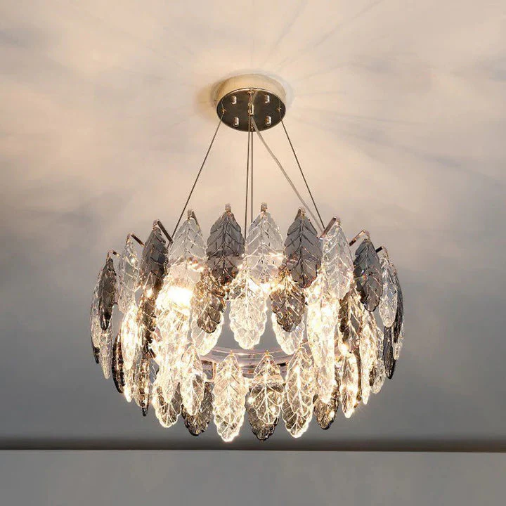 Serene Leaf Ring Chandelier 32" - Image 3