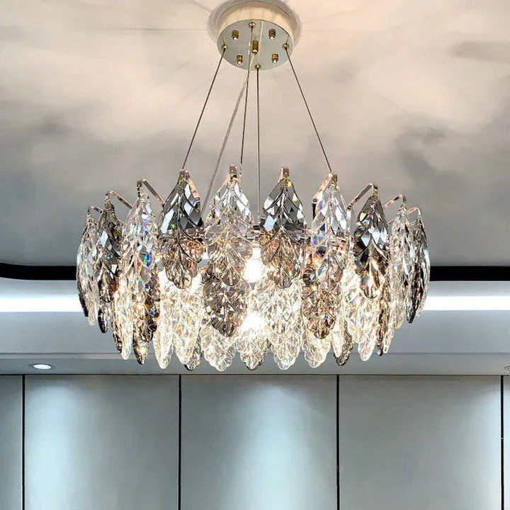 Serene Leaf Ring Chandelier 39" - Image 3