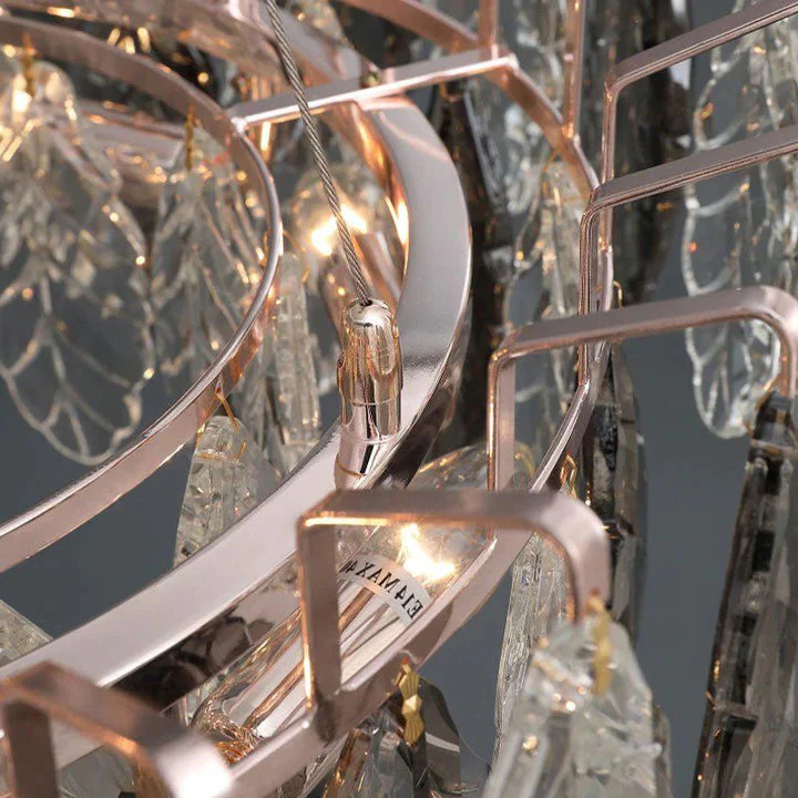 Serene Leaf Ring Chandelier 39" - Image 5