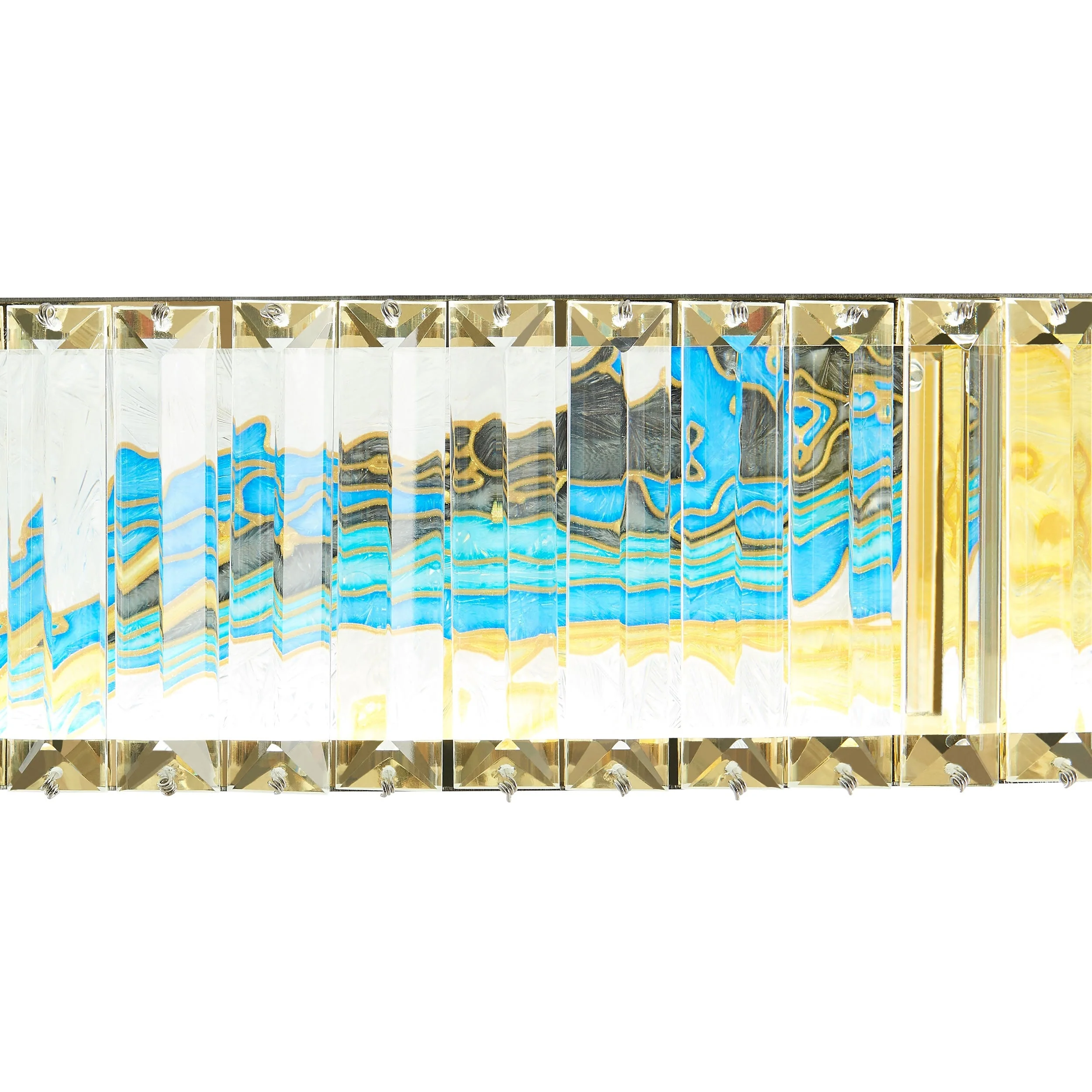 Sharyn Modern Round Colorful Crystal Chandelier - Image 3