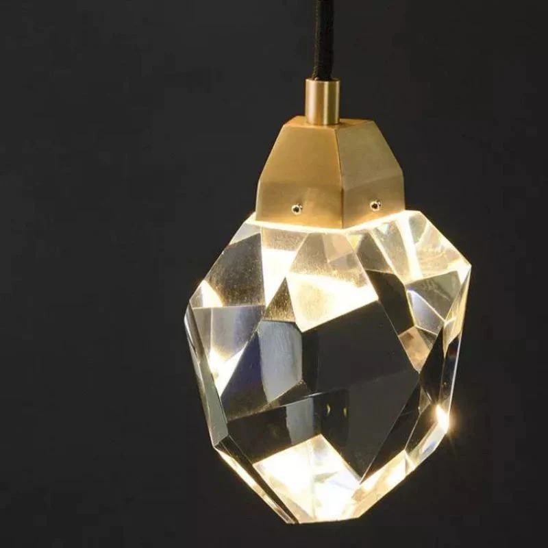 Slipe Faceted Crystal Prisms Wall Sconce (Cord) - Image 5