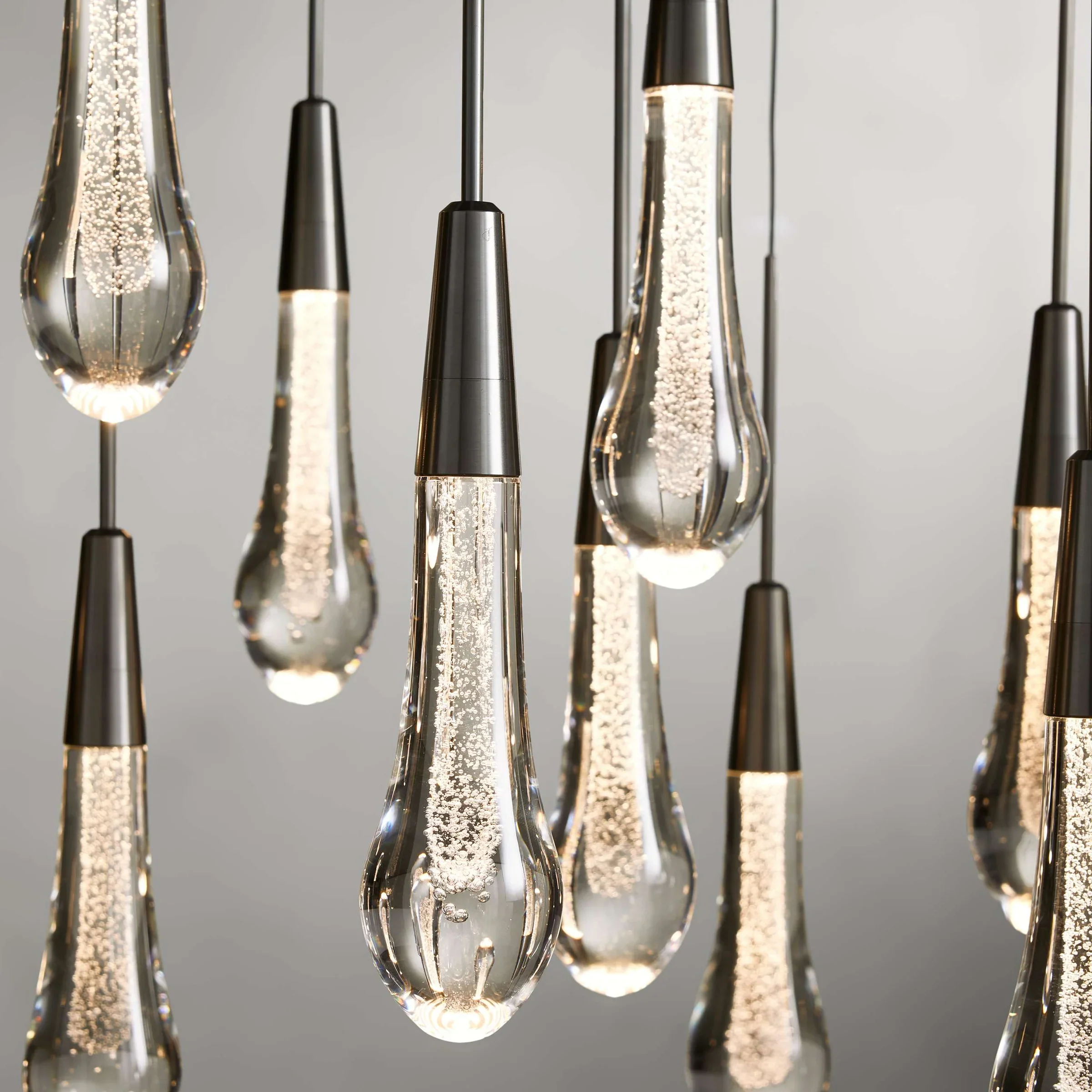 Soltaire Glass Linear Chandelier Lighting 37'' 50'' 70'' 87"W 120"W - Image 13