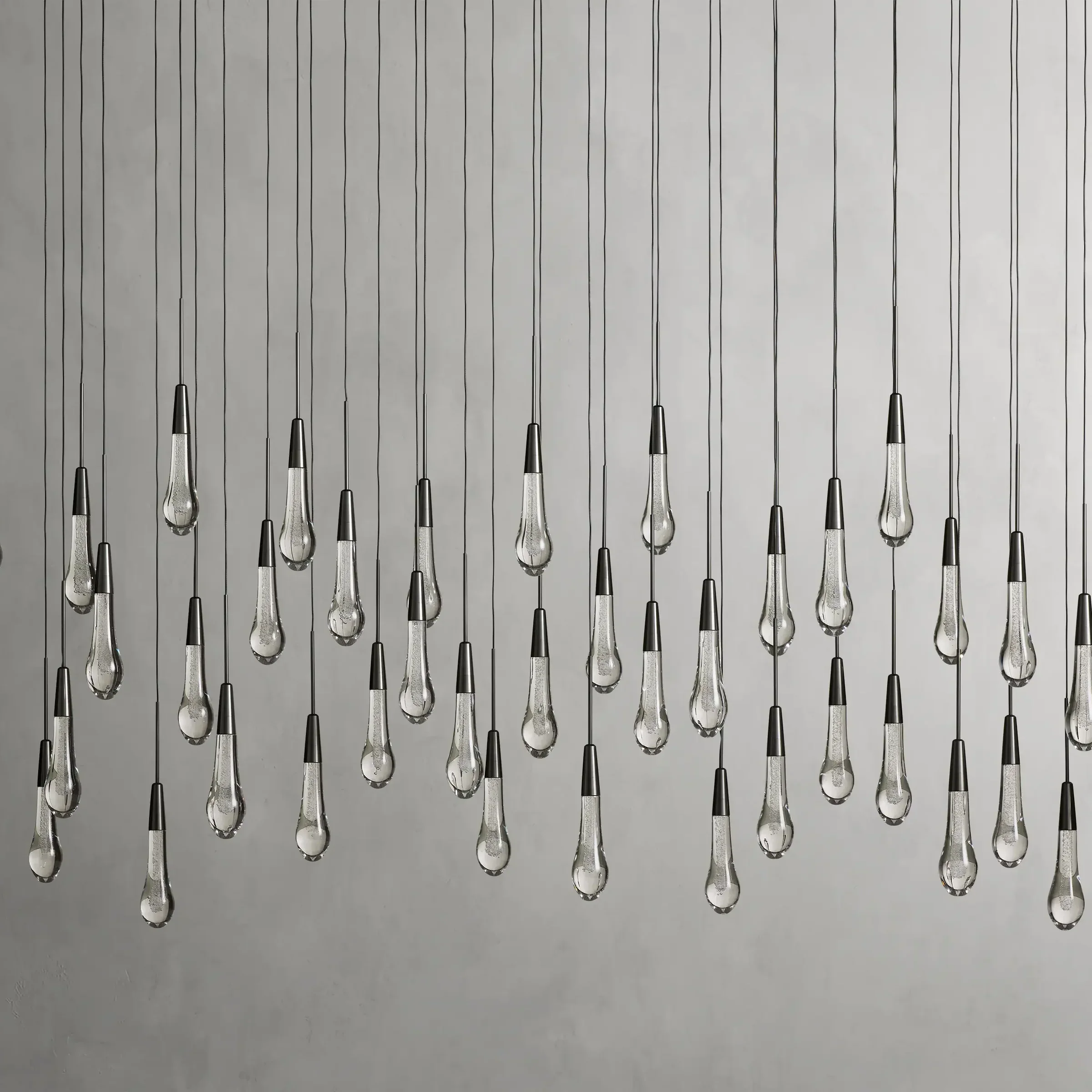 Soltaire Glass Linear Chandelier Lighting 37'' 50'' 70'' 87"W 120"W - Image 20