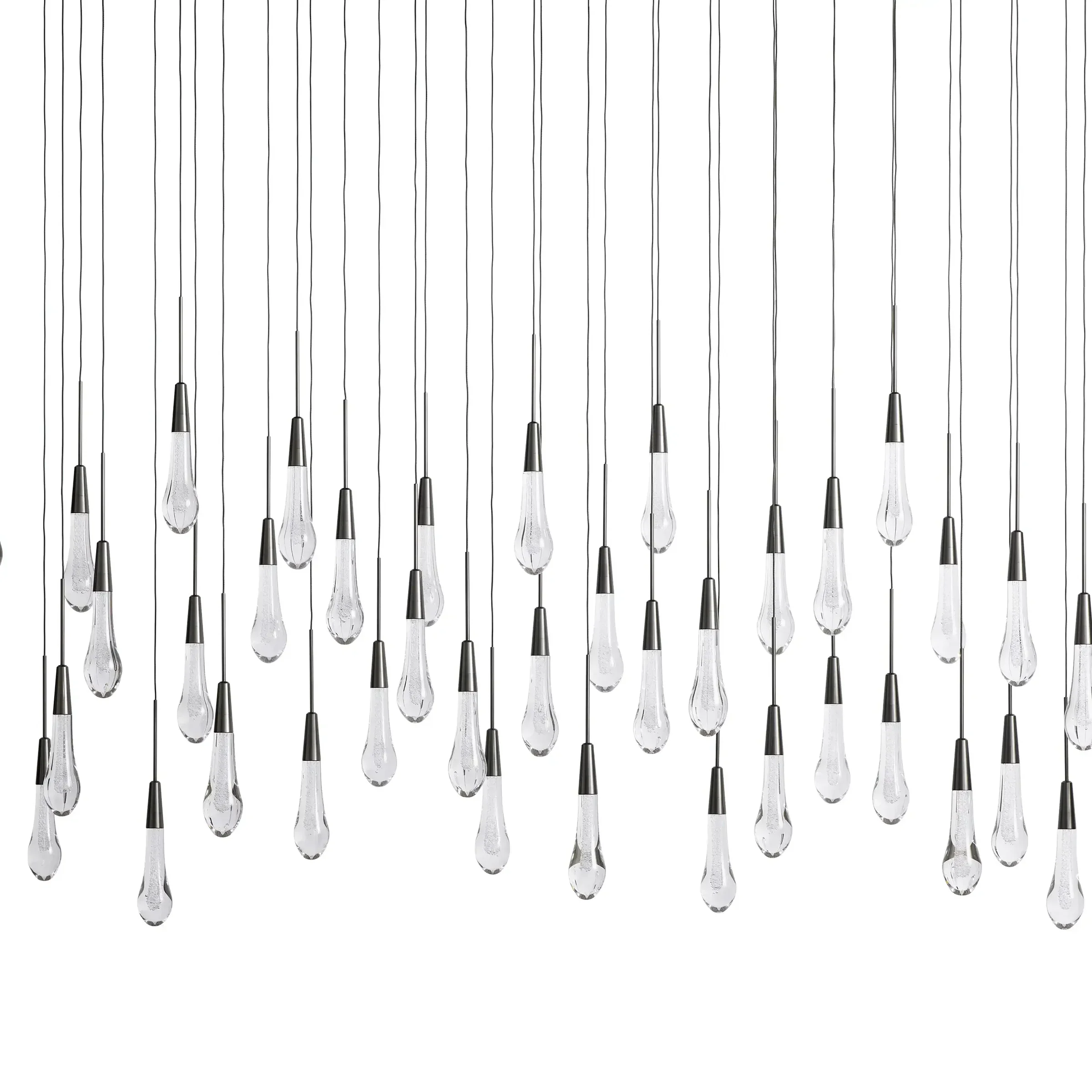 Soltaire Glass Linear Chandelier Lighting 37'' 50'' 70'' 87"W 120"W - Image 22