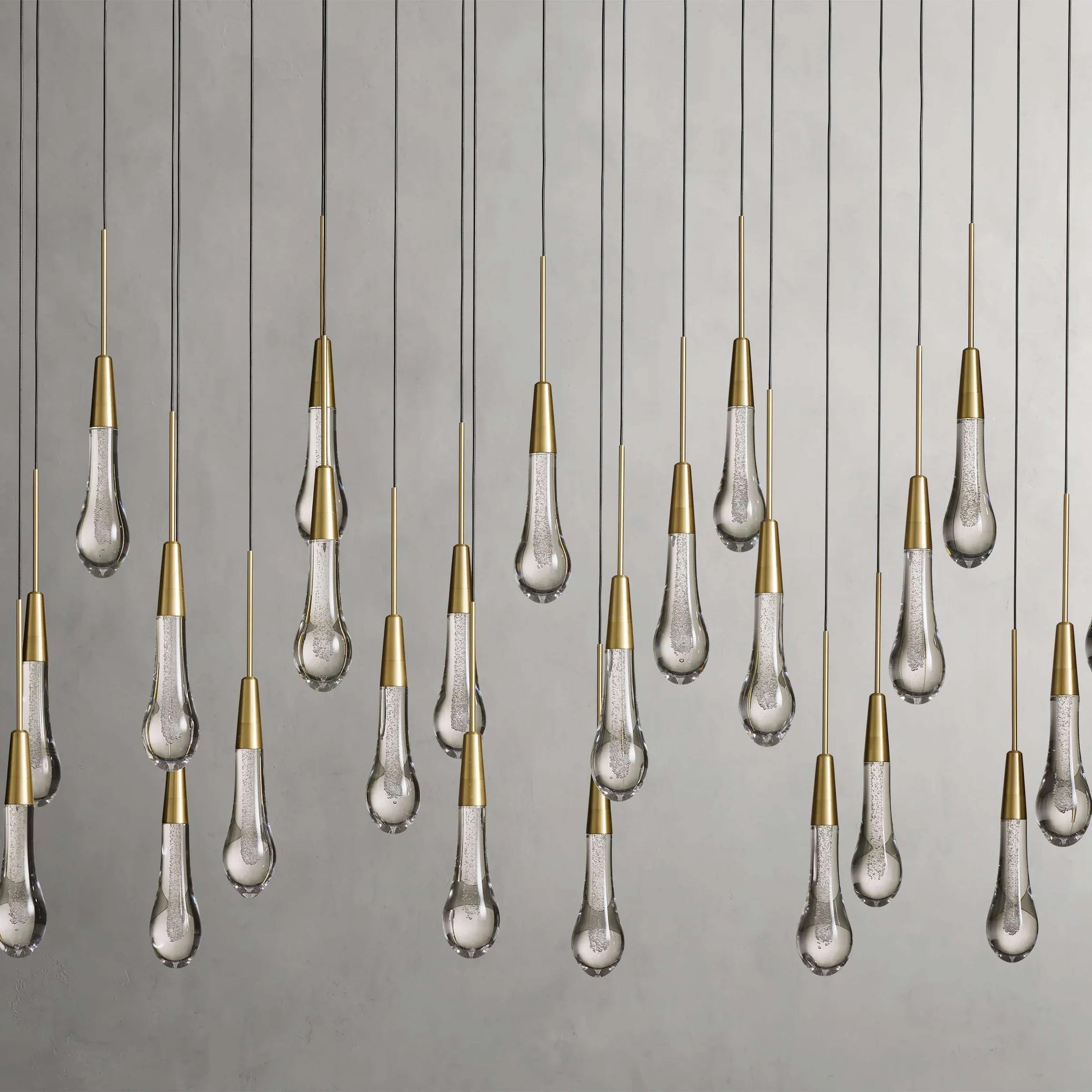 Soltaire Glass Linear Chandelier Lighting 37'' 50'' 70'' 87"W 120"W - Image 28