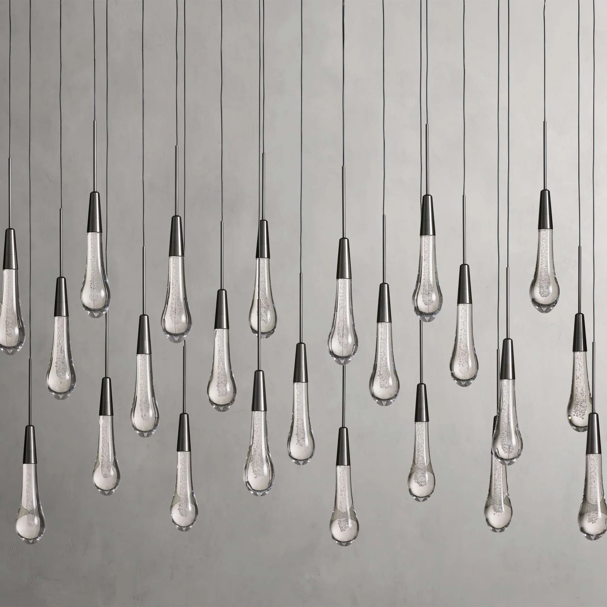 Soltaire Glass Linear Chandelier Lighting 37'' 50'' 70'' 87"W 120"W - Image 31