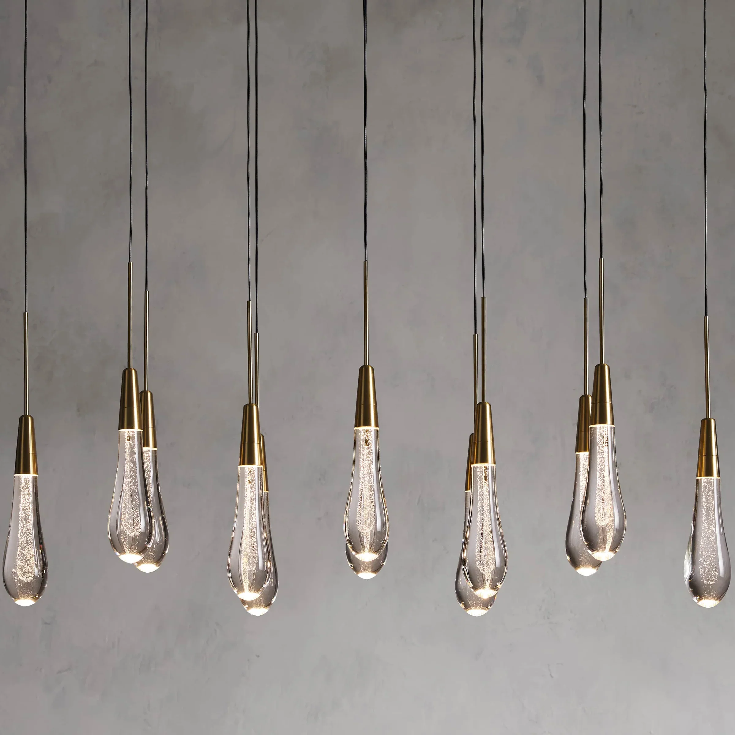 Soltaire Linear Modern Chandelier 37"W - Image 3