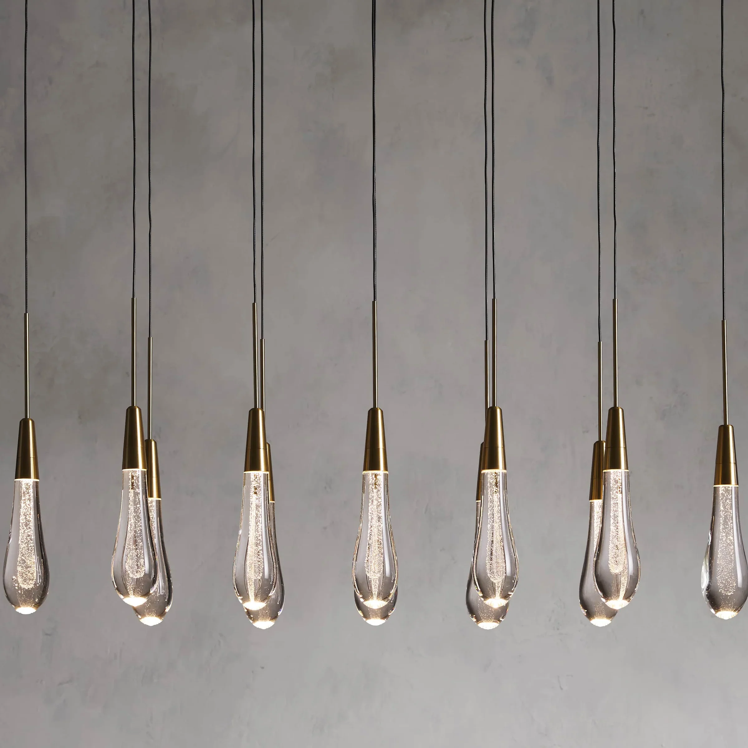 Soltaire Linear Modern Chandelier 37"W - Image 4