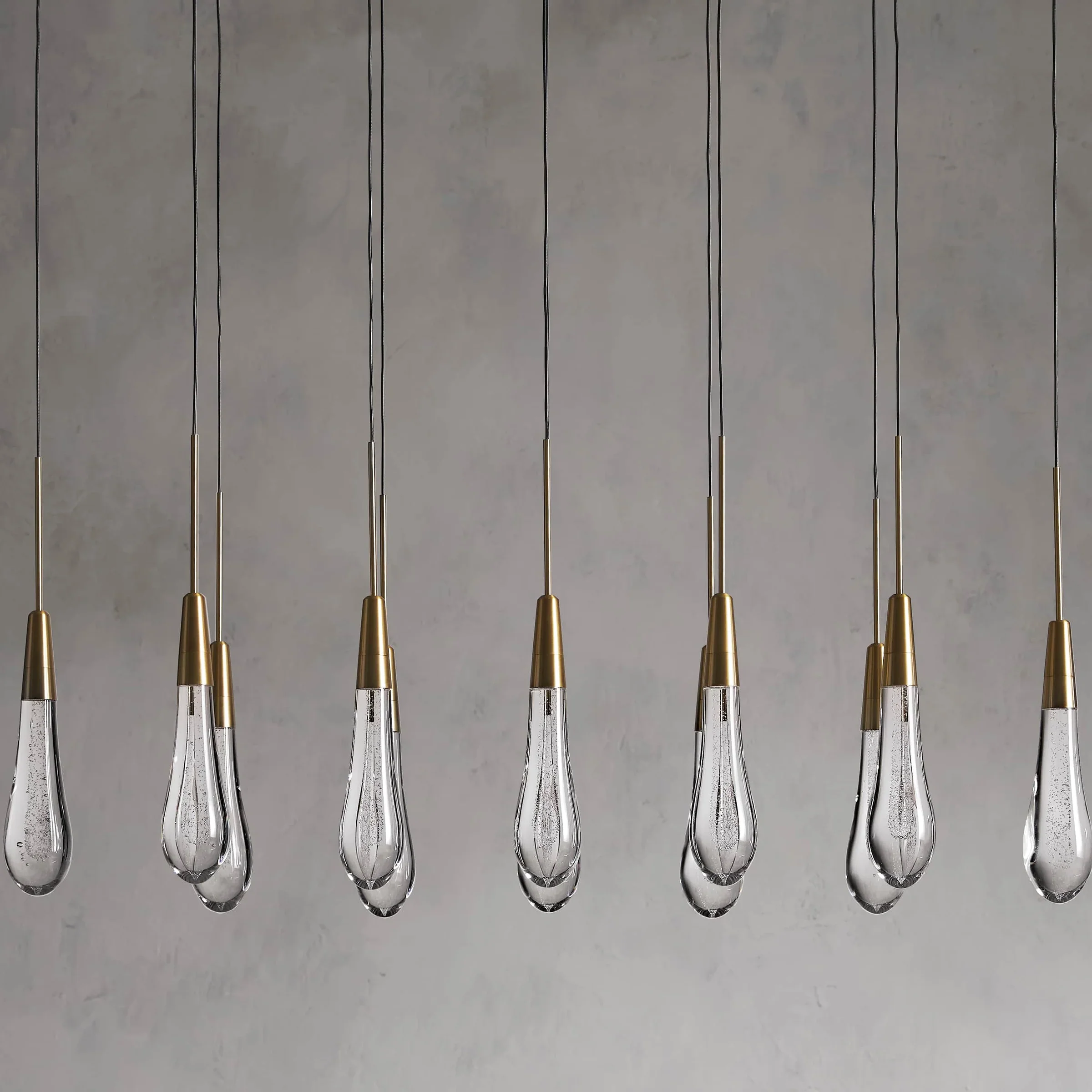 Soltaire Linear Modern Chandelier 37"W - Image 5