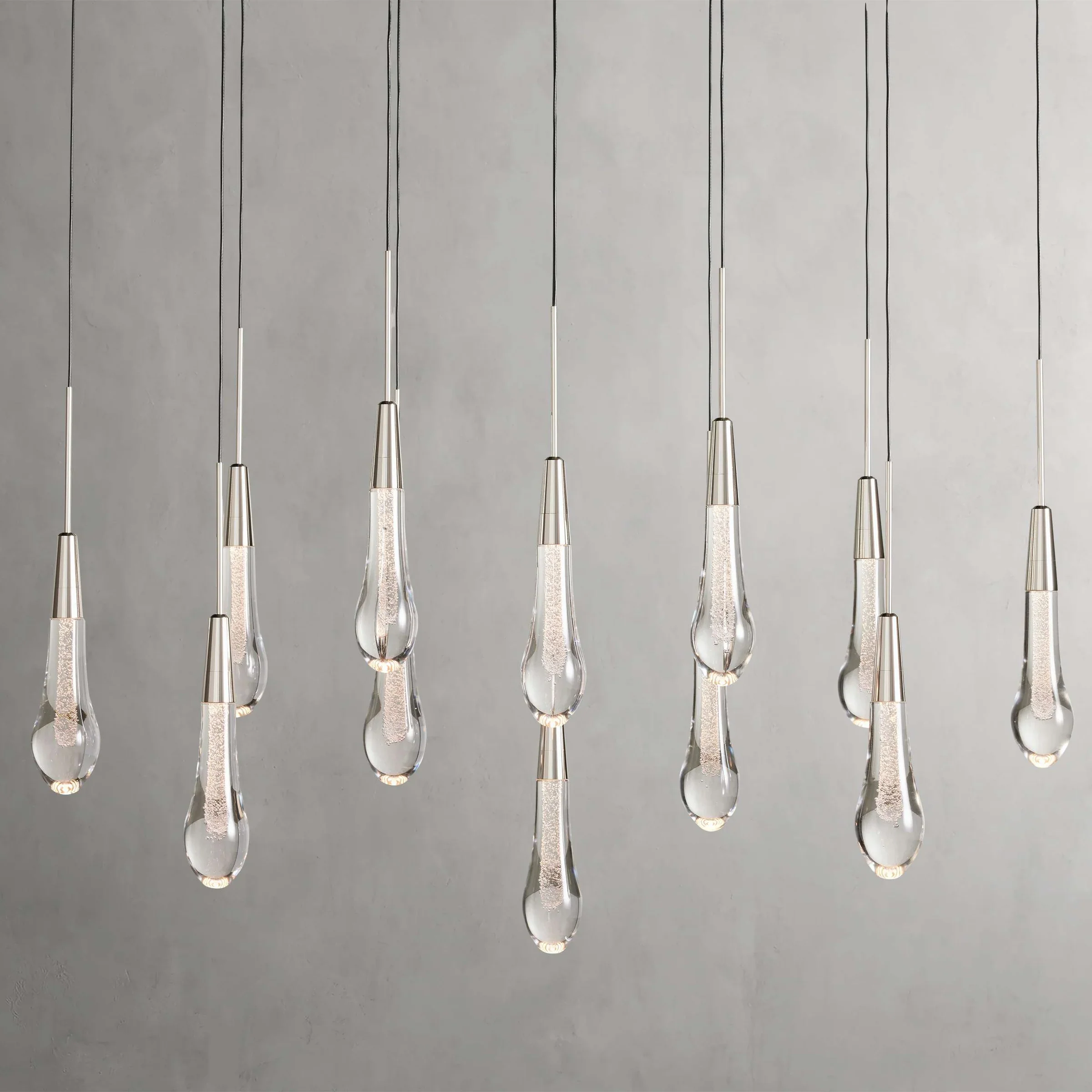 Soltaire Linear Modern Chandelier 37"W - Image 7