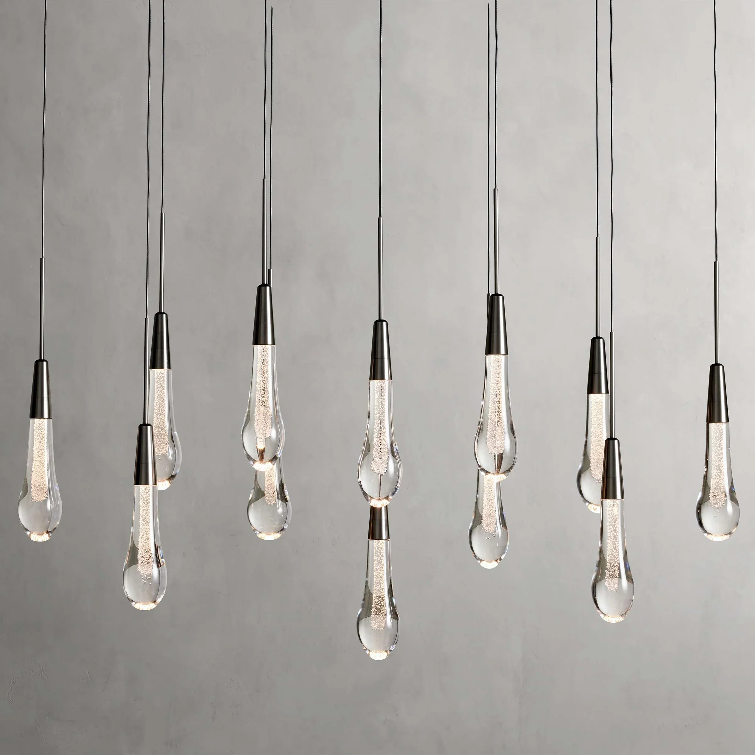 Soltaire Linear Modern Chandelier 37"W - Image 9