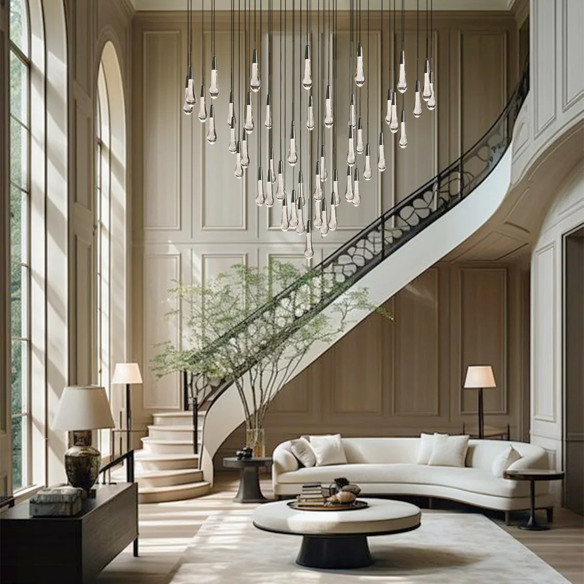 Soltaire Round Chandelier 17" 24" 36“ 58“ - Image 34