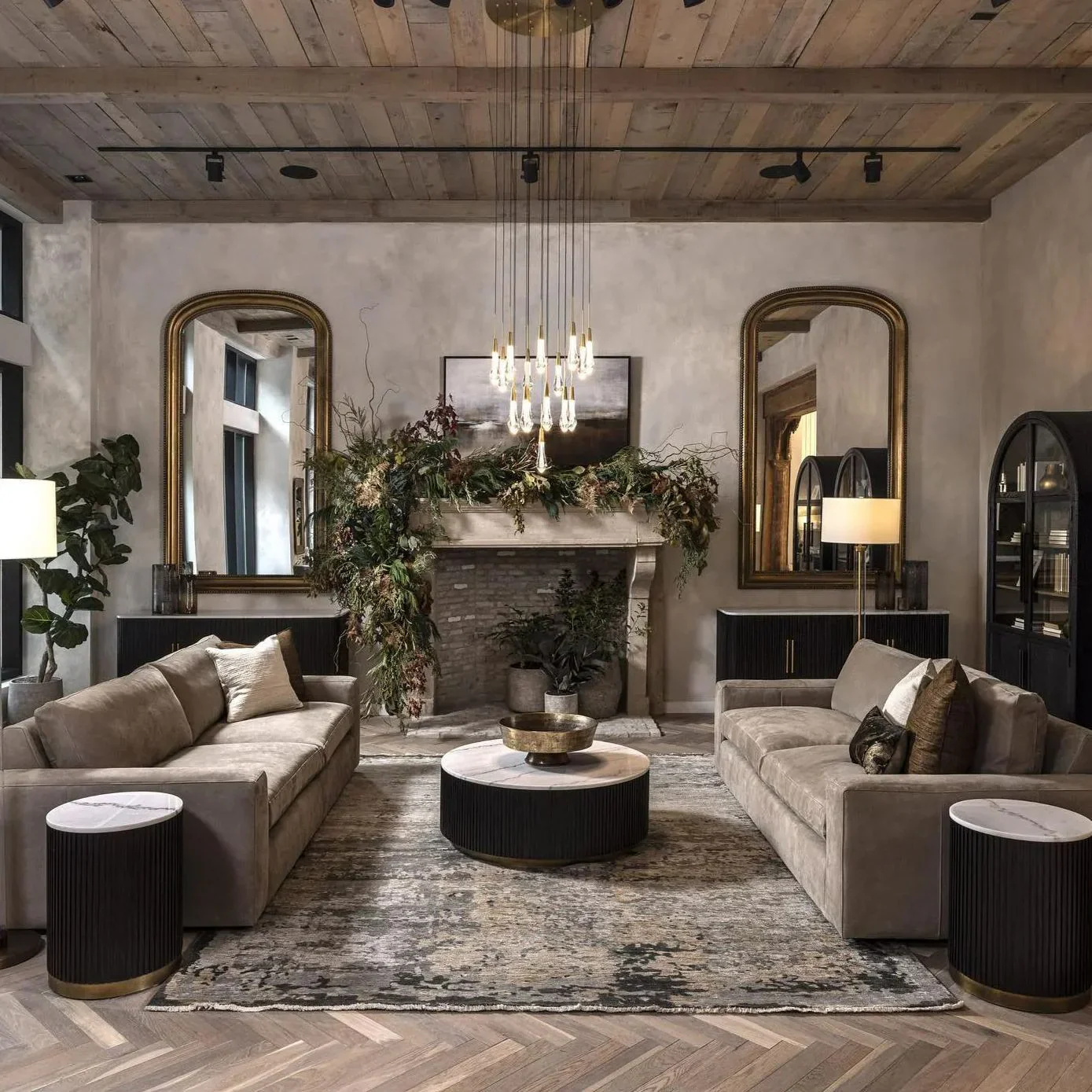 Soltaire Round Chandelier 17" 24" 36“ 58“ - Image 4