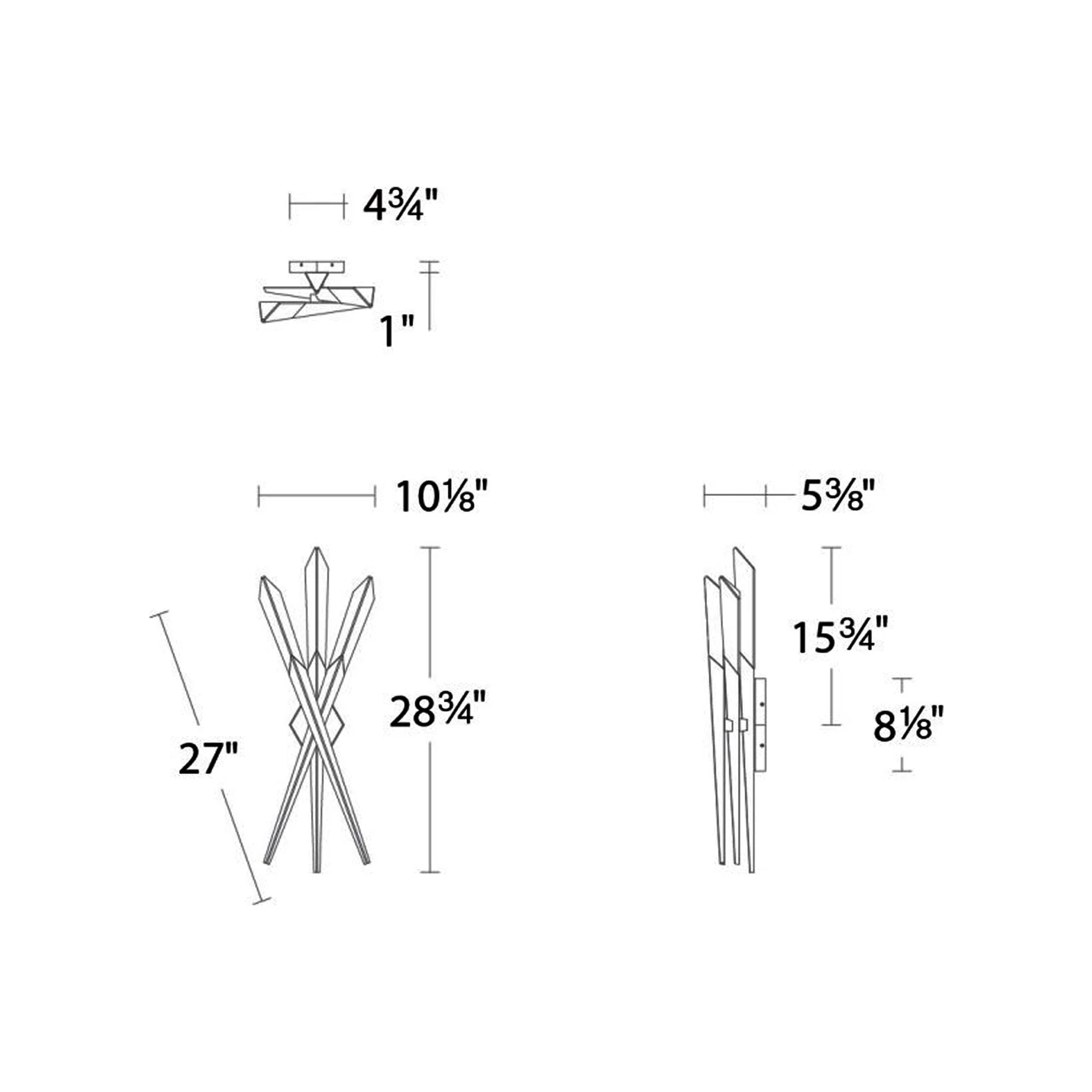 Solitu 3-Light LED Wall Light - Image 5