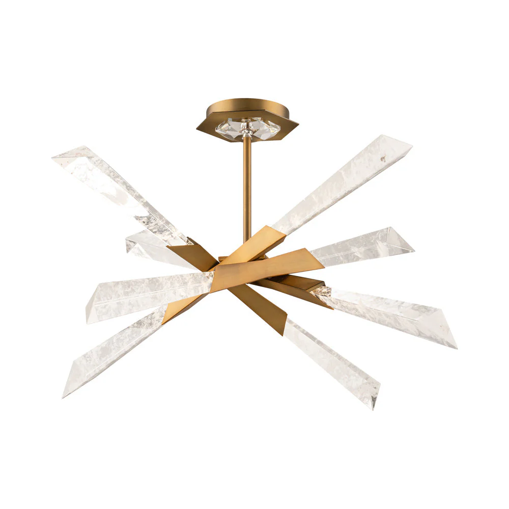 Solitu LED Semi Flush Mount Ceiling Light - Image 10