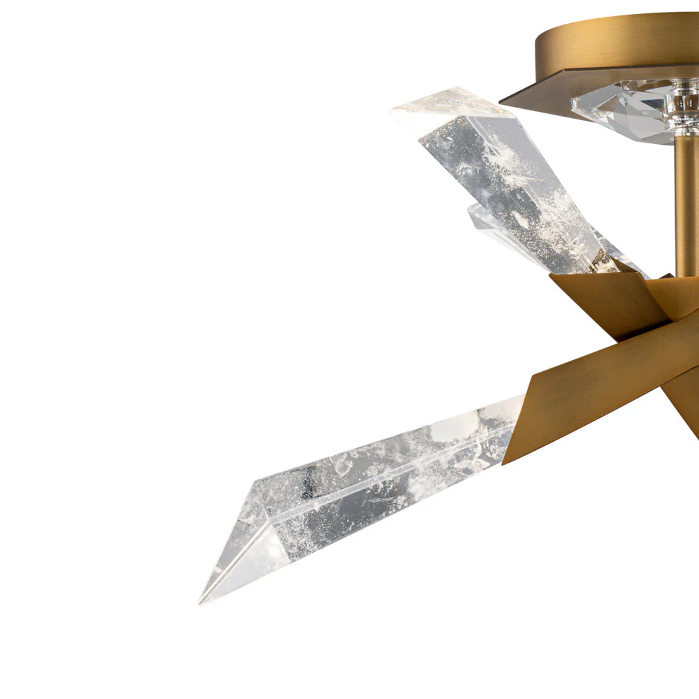 Solitu LED Semi Flush Mount Ceiling Light - Image 4